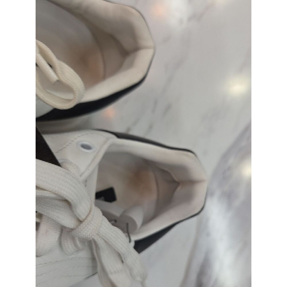 Dolce & Gabbana White and Black Platform Sneakers - Picture 11 of 16